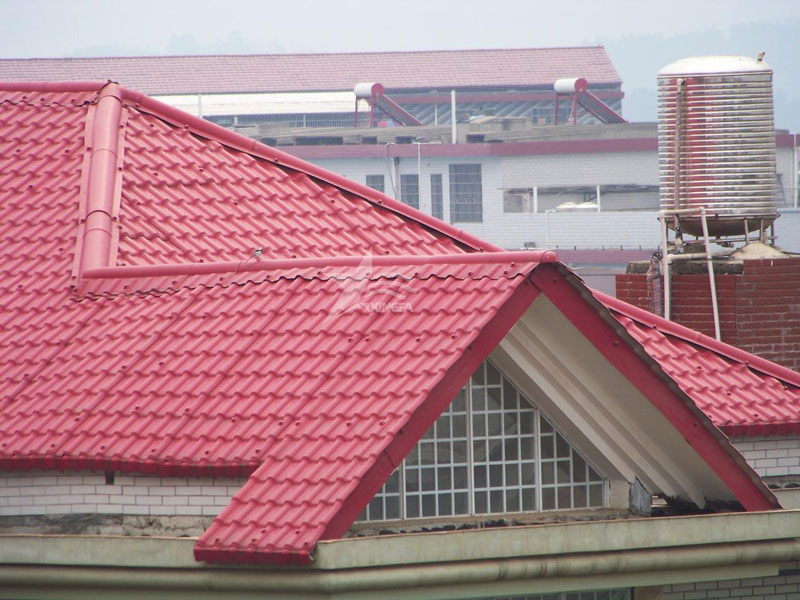 新型屋面建材合成樹脂瓦，傳統(tǒng)建筑用瓦的傳承替代建筑材料